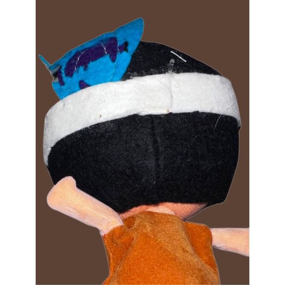 ANTIQUE MID CENTURY MINNEGASCO AMERICAN INDIAN MASCOT STUFFED DOLL - Picture 2 of 4